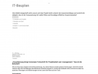 it-bauplan.de Webseite Vorschau