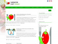 münster-isst-veggie.de Webseite Vorschau