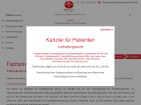 medizinrecht-rath.de Webseite Vorschau