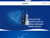 waterpik.com.au Webseite Vorschau