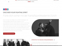 kampfsportakademie-zuerich.ch Webseite Vorschau