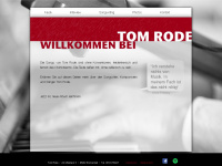 tom-rode.de Webseite Vorschau