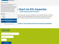 kfz-ausbildung-bayern.de Webseite Vorschau