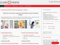 fensterreinigung-zürich.ch Webseite Vorschau