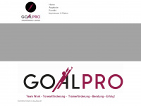 goalpro.de Webseite Vorschau