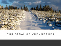 christbaum-krennbauer.at Webseite Vorschau