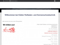 kuebler-balingen.com Webseite Vorschau