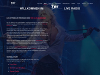 7er-radio.de Webseite Vorschau
