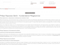 philips-reparatur-berlin.de Webseite Vorschau