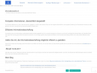 informationsseite.ch Webseite Vorschau