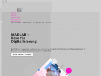 madlab.ch Webseite Vorschau