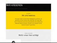 webtrics.at Webseite Vorschau