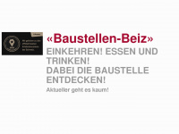 baustellenbeiz.ch Webseite Vorschau