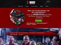 marv-der-zauberer.de Webseite Vorschau
