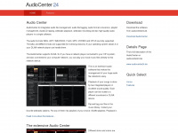 audiocenter24.com Webseite Vorschau