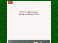 restaurant-frankfurter-hof.de Webseite Vorschau