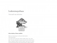 lederermayerhaus.com Webseite Vorschau
