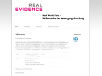 real-evidence.de Webseite Vorschau