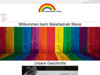 malermeister-weiss.com Webseite Vorschau