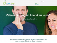 dentamo.ch Webseite Vorschau