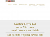 weddingrevivalball.ch Webseite Vorschau