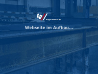 burgerstahlbau.ch Webseite Vorschau