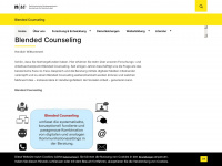 blended-counseling.ch Webseite Vorschau