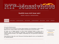 rtf-massivhaus.com Webseite Vorschau