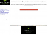 boundless-southernafrica.org Webseite Vorschau