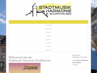 stadtmusik-harmonie.ch Webseite Vorschau