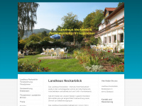 landhaus-neckarblick.de Webseite Vorschau