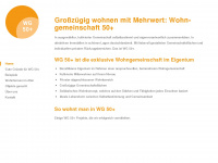 wg50-plus.de Webseite Vorschau