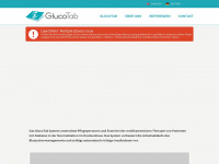 glucotab.at Webseite Vorschau