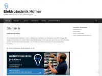 elektrotechnik-huefner.de Webseite Vorschau