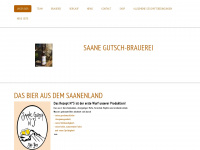 saanegutsch-brauerei.ch Webseite Vorschau