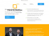 frame-for-business.de Webseite Vorschau