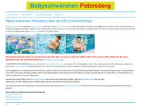 babyschwimmen-petersberg.de Webseite Vorschau