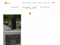 karoli.be Webseite Vorschau