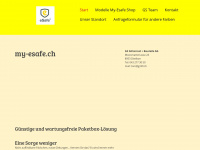 my-esafe.ch Webseite Vorschau