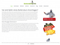buttersaeure-anschlag.de Webseite Vorschau