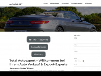 total-autoexport.de Webseite Vorschau