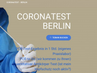 coronatest-berlin.de Webseite Vorschau