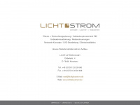 lichtplusstrom.de Webseite Vorschau