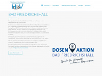 hgv-badfriedrichshall.de Webseite Vorschau
