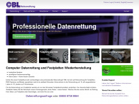cbl-datenrettung.ch Webseite Vorschau