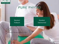 pure-physio.de Webseite Vorschau