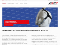 airtec-beatmungshilfen.de Webseite Vorschau