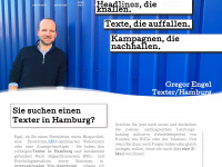 texterinhamburg.de Webseite Vorschau