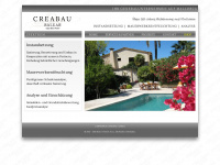 creabau.com Webseite Vorschau