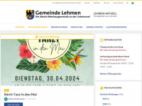 lehmen-aktuell.de Webseite Vorschau